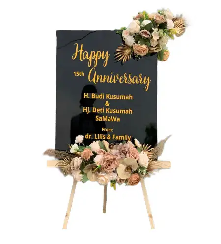 Papan Bunga Akrilik Bandara Soekarno Hatta