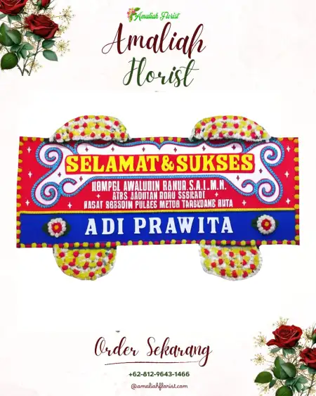 Papan Bunga Ucapan Selamat Bandara Soekarno Hatta