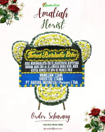 Papan Bunga Duka Bandara Soekarno Hatta